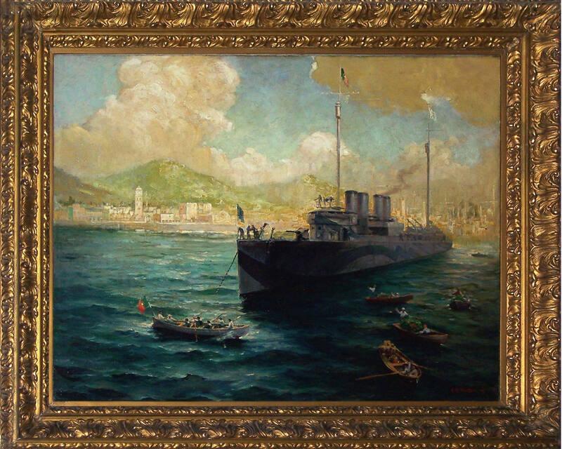 USS Dyer Painting