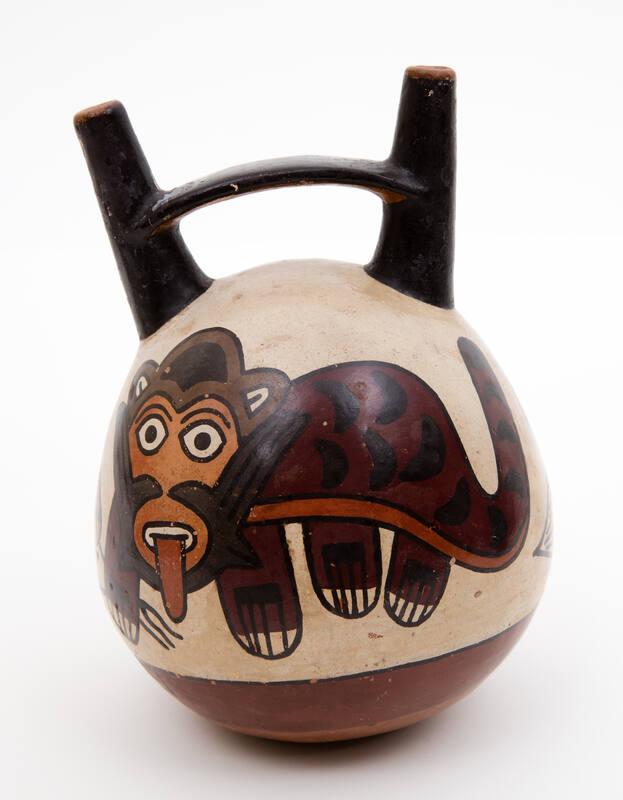 Nasca Double-Spout Bottle