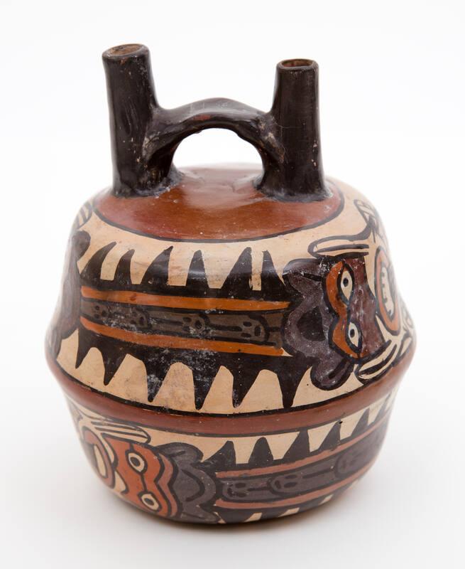 Nasca Double-Spout Bottle