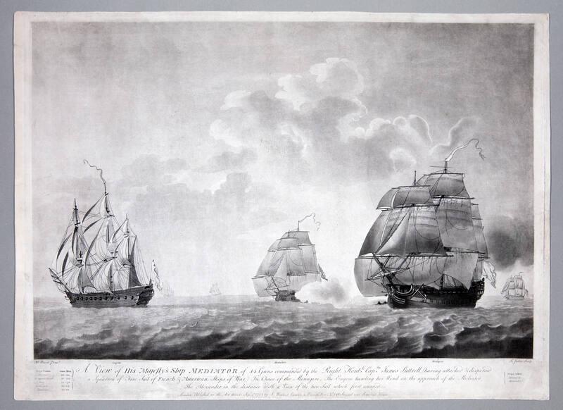 A View of His Majesty's Ship Mediator of 44 Guns. . .