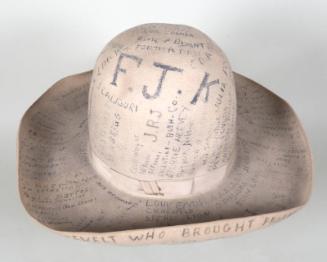 Hat Signed by Reedley, California Democrats