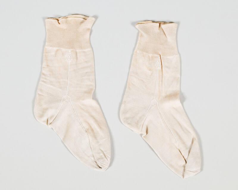 Baby Socks Worn by Franklin Roosevelt
