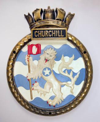 HMS Churchill Plaque