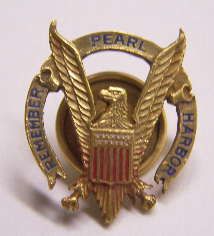 Remember Pearl Harbor Lapel Stud