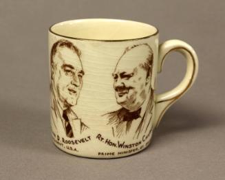 Roosevelt and Churchill Commemorative Mug