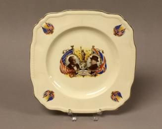 Roosevelt and Churchill Commemorative Plate