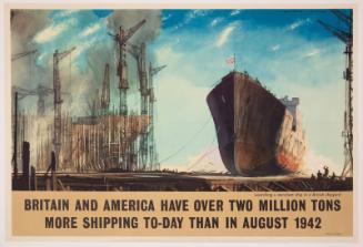 Britain and America Have Over Two Million Tons More Shipping To-Day. . .