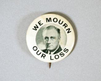 Franklin D. Roosevelt Commemorative Button
