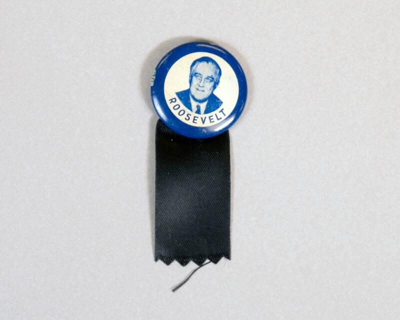 Franklin D. Roosevelt Commemorative Button