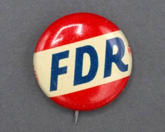 Roosevelt Campaign Button, Ca. 1944