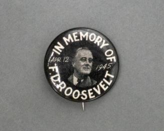 Franklin D. Roosevelt Commemorative Button