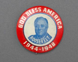 Roosevelt Campaign Button, 1944
