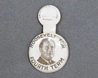 Roosevelt Campaign Lapel Tab, 1944