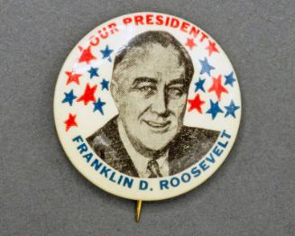 Roosevelt Campaign Button, 1944