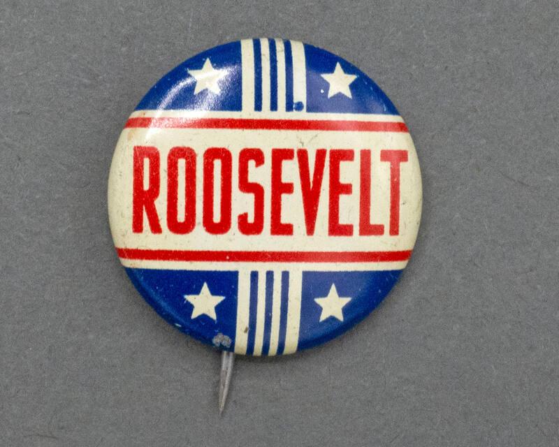 Roosevelt Campaign Button, 1944
