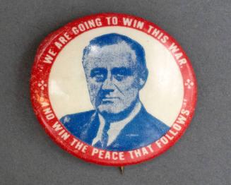 Roosevelt Campaign Button, 1944