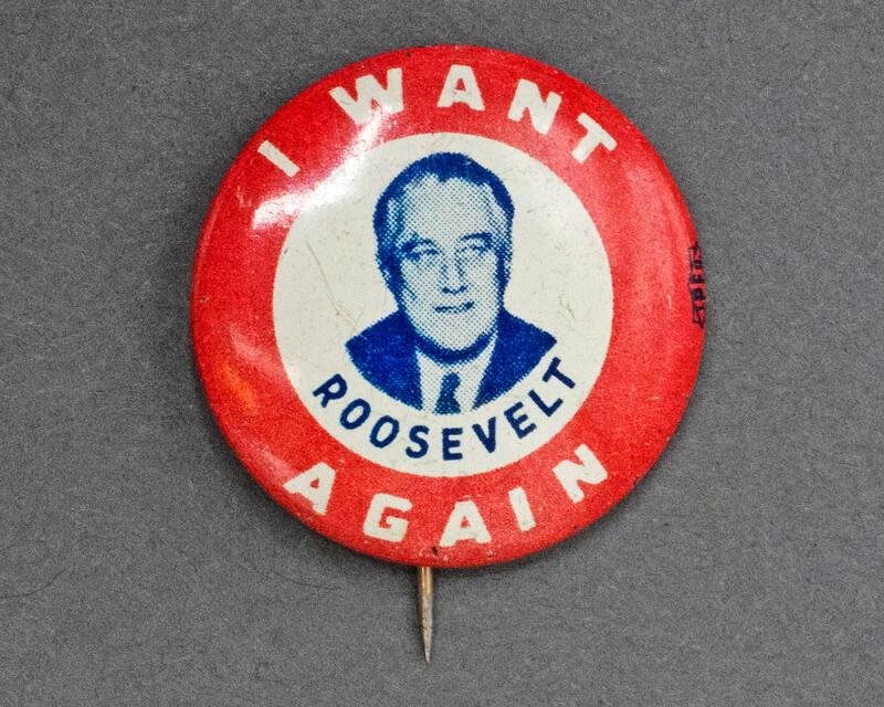 Roosevelt Campaign Button, 1944