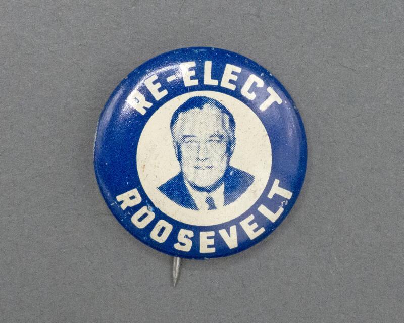 Roosevelt Campaign Button, 1944