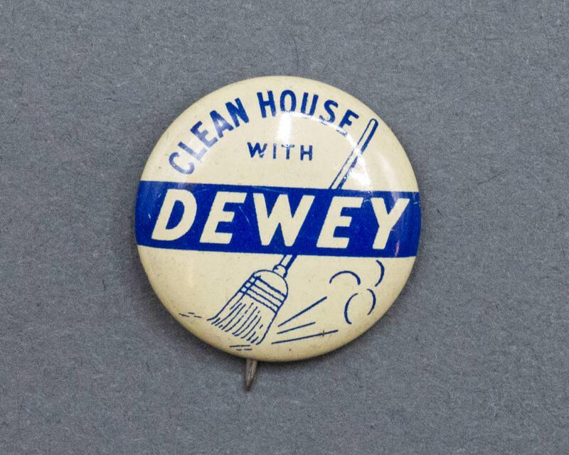 Dewey Campaign Button, 1944