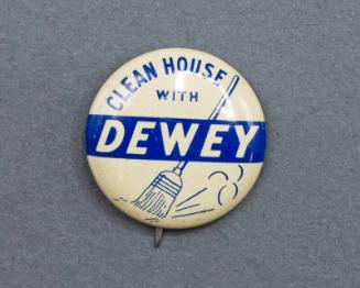 Dewey Campaign Button, 1944