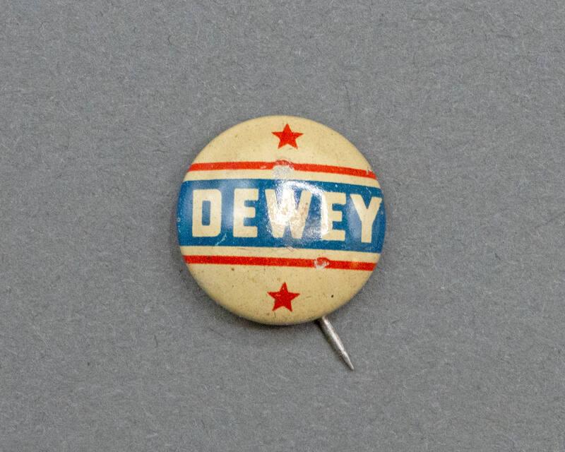 Dewey Campaign Button, 1944