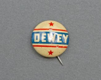 Dewey Campaign Button, 1944