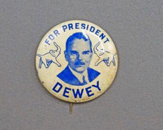 Dewey Campaign Button, 1944