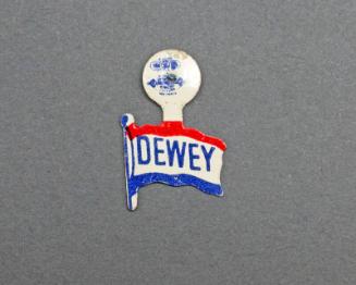 Dewey Campaign Lapel Tab, 1944