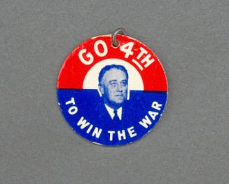 Roosevelt Campaign Button, 1944