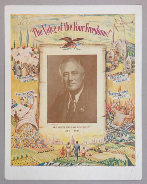 Image courtesy of the Franklin D. Roosevelt Presidential Library and Museum. Artwork © David Ka…