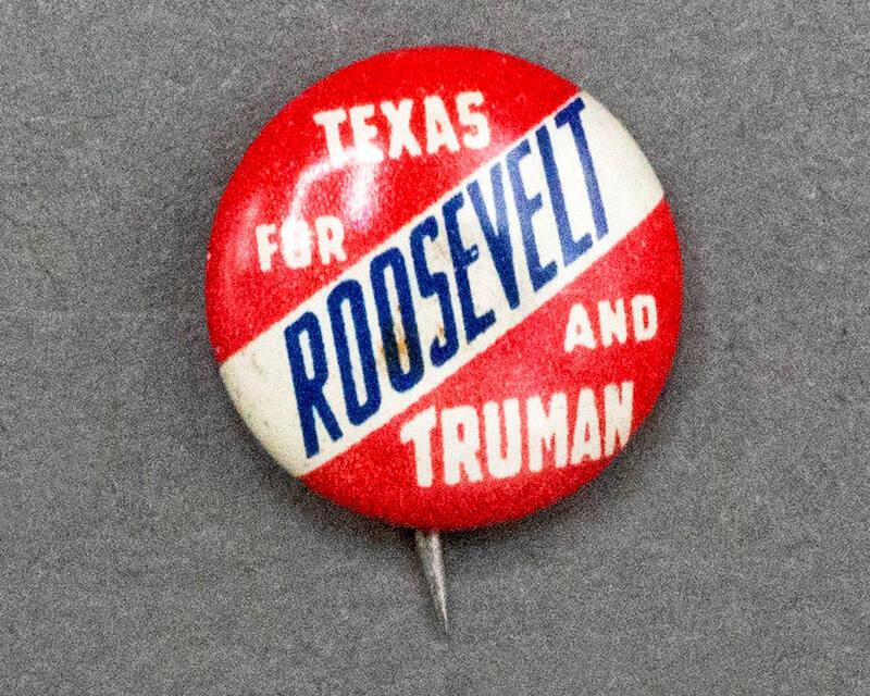 Roosevelt and Truman Campaign Button, 1944