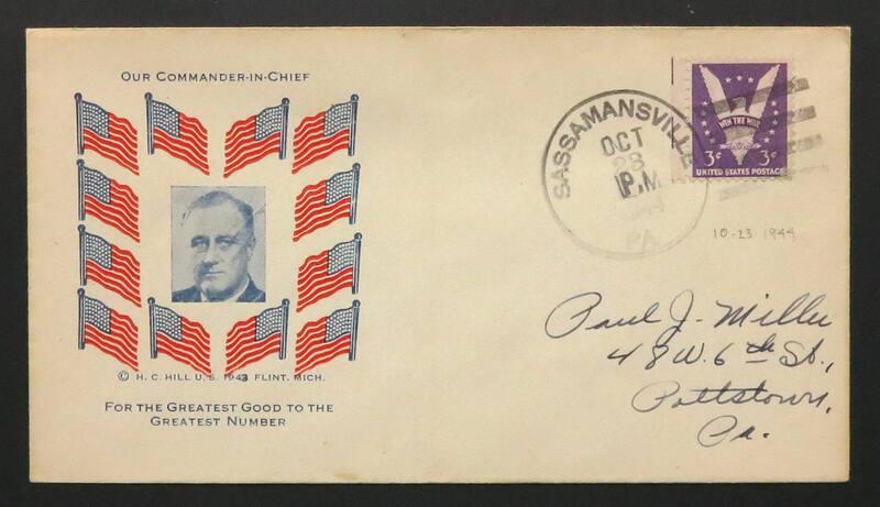 Roosevelt Campaign Stamp Cover
