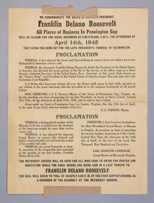 Image courtesy of the Franklin D. Roosevelt Presidential Library and Museum.