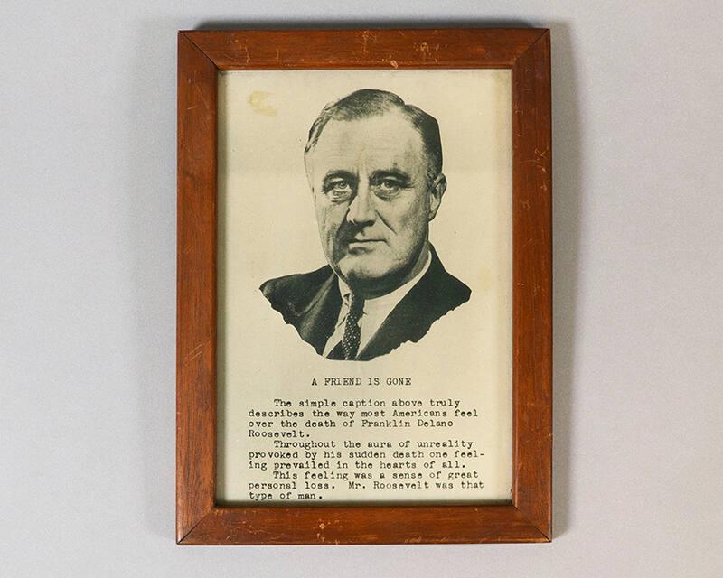 Franklin D. Roosevelt Tribute