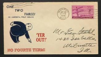 Anti-Roosevelt Campaign Stamp Cover