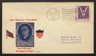Roosevelt Campaign Stamp Cover