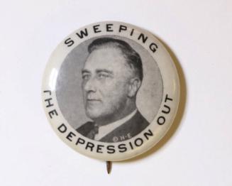 Roosevelt Campaign Button, 1936