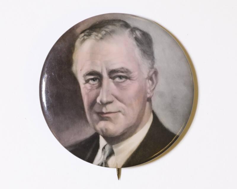 Roosevelt Campaign Button, 1936