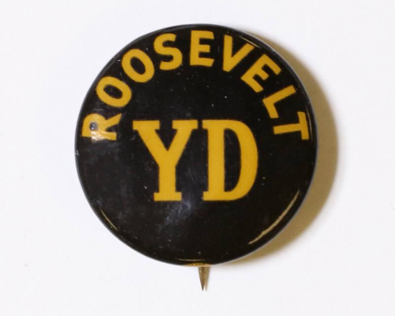 Roosevelt Campaign Button, 1936