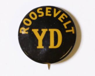 Roosevelt Campaign Button, 1936