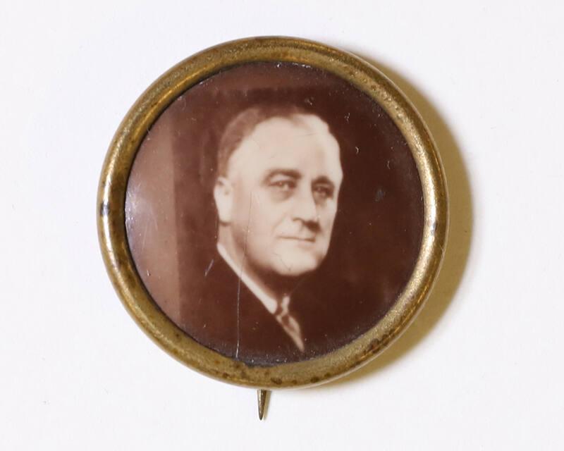 Roosevelt Campaign Button, ca. 1940