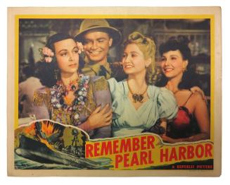Remember Pearl Harbor Movie Lobby Card