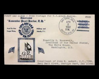 Free Postage for U.S. Armed Forces U.S. First Day Cover