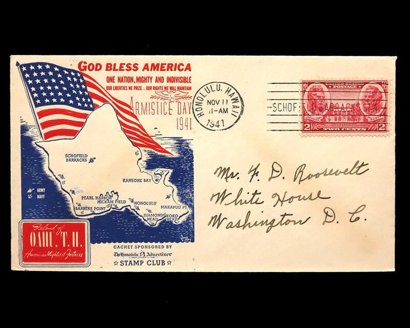Armistice Day U.S. Commemorative Cover