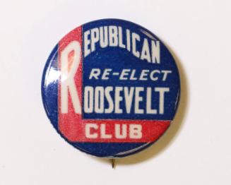 Roosevelt Campaign Button, 1936