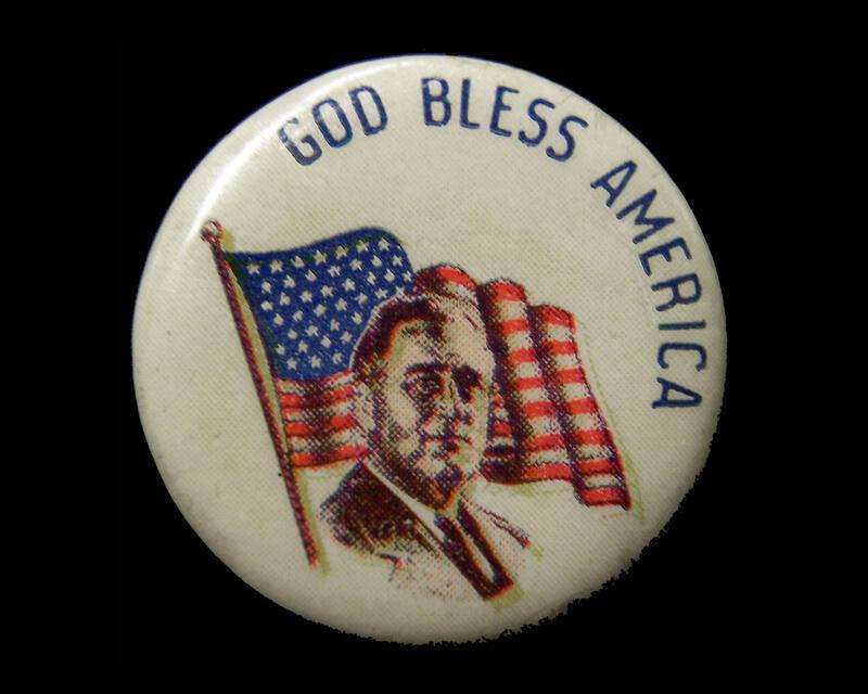 Roosevelt Campaign Button, ca. 1932