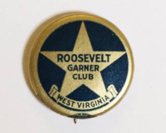Roosevelt and Garner Campaign Button, 1936