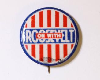 Roosevelt Campaign Button, 1936