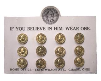 Roosevelt Campaign Buttons, 1936