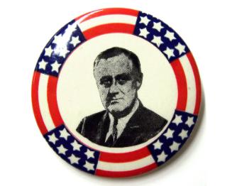 Roosevelt Campaign Button, ca. 1940